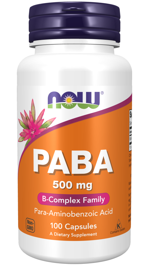 Now PABA 500 mg 100 Capsules