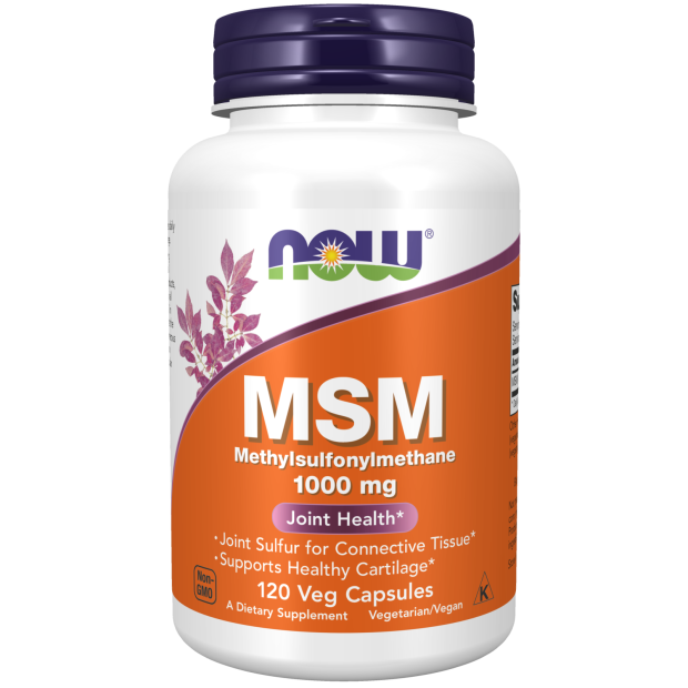 Now MSM 1000 mg 120 Veg Capsules 120