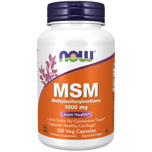 Now MSM 1000 mg 120 Veg Capsules 120