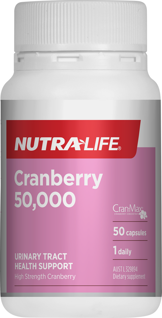 Nutralife Cranberry 50,000 Healthy Bladder Capsules