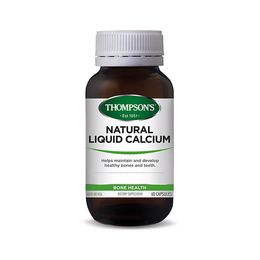 Thompsons Natural Liquid Calcium Capsules 60
