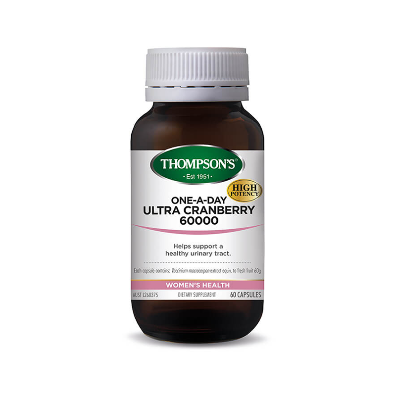 Thompsons One-A-Day Ultra Cranberry 60000mg 60 Capsules
