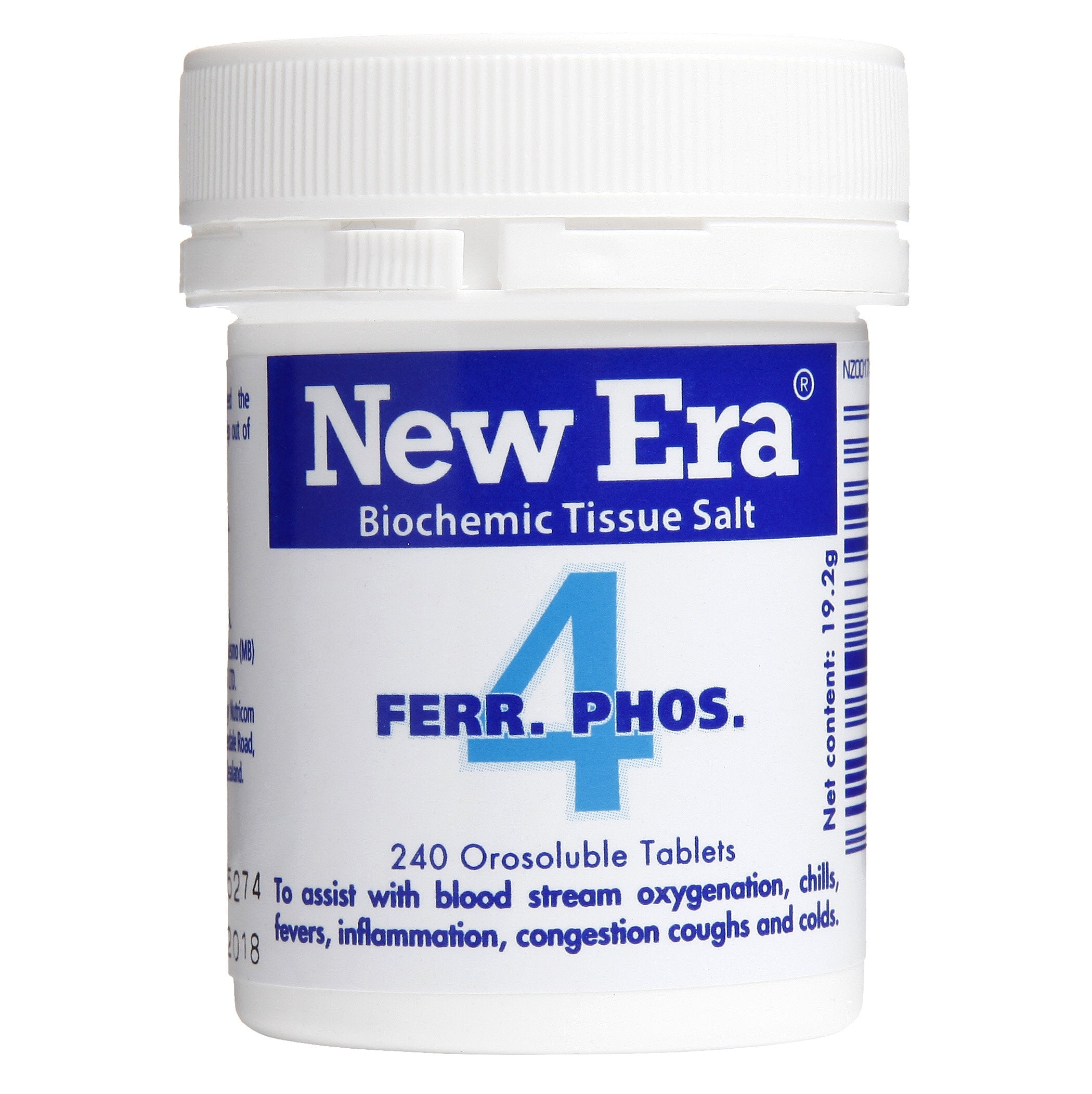 New Era No 4 FERR PHOS Tablets 240