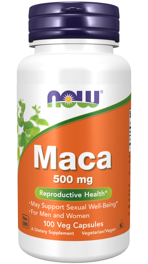 Now Maca 500 mg 100 Veg Capsules