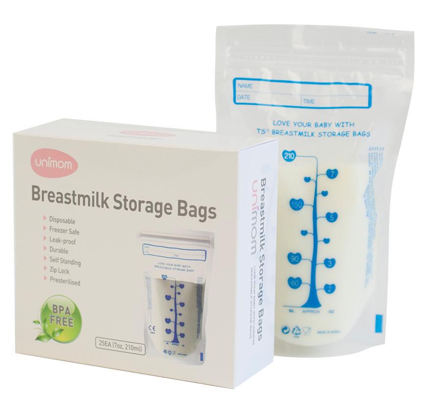 Unimom Breast Milk Storage Bags 60pk