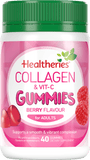 Healtheries Collagen &amp; Vit-C  40 Gummies for Adults Berry Flavour