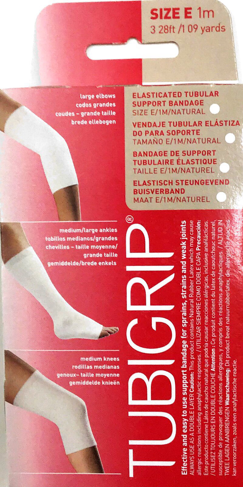 Tubigrip Support Bandage Size E - 1m