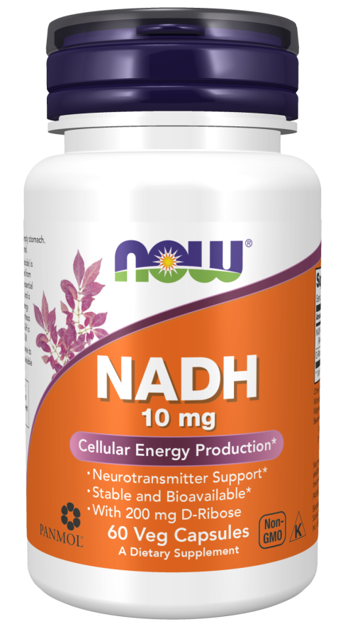 Now NADH 10 mg 60 Veg Capsules