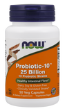 now Probiotic-10™ 25 Billion 50 Veg Capsules 10 Probiotic Strains,adult probiotics,children probiotics,Digestive probiotic,fibre & probiotics,issues,Now,Now Products,Now suppl,Now supplements,Now Vitamins,organic probiotic,probiotic,Probiotic Caps,Probiot
