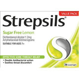 Strepsils Sugar Free Lemon Lozenges 36