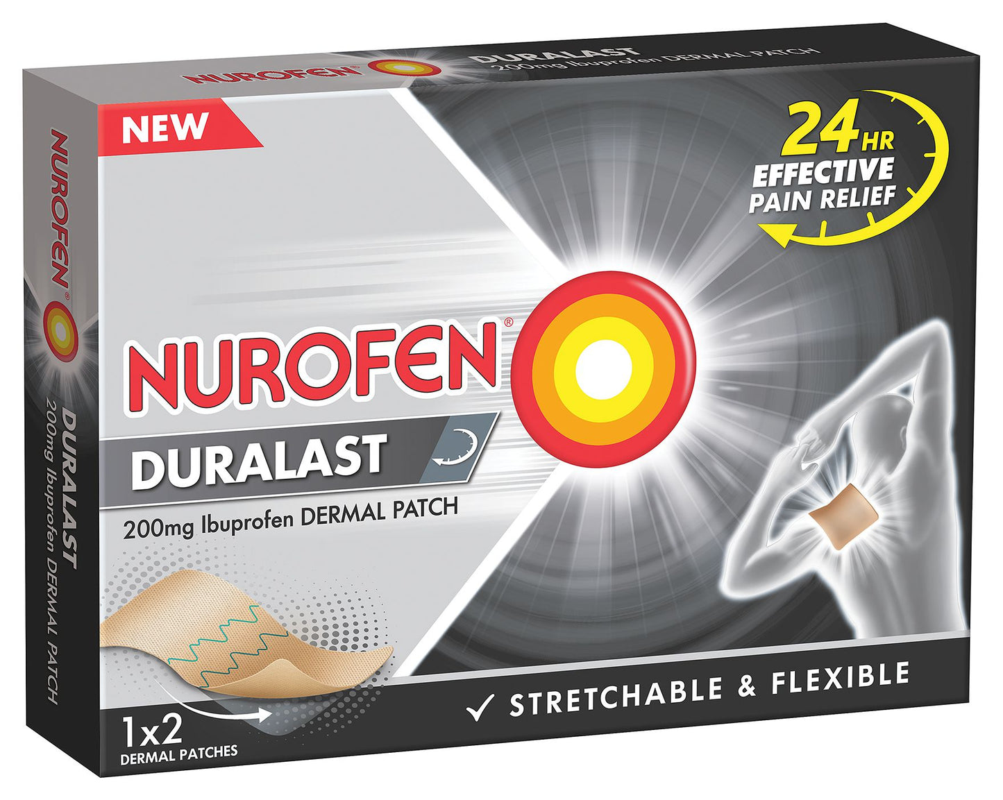 Nurofen Duralast Dermal Patch 4pk