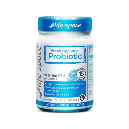 Life Space Broad Spectrum Probiotic 32 Billion CFU 60 capsules