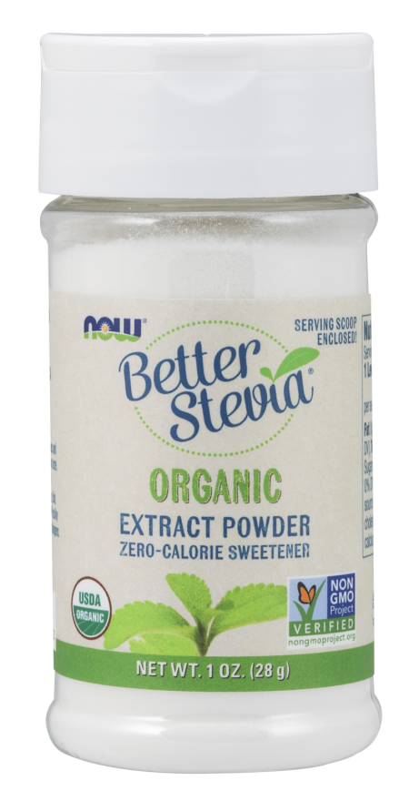 now BetterStevia® Extract Powder, Organic 28 gm