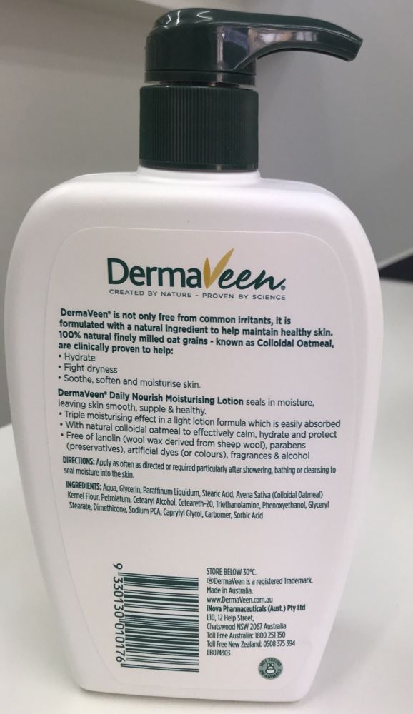 Dermaveen moisturising lotion 500ml - Pakuranga Pharmacy