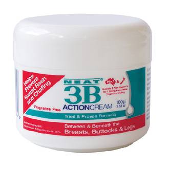 Neat 3B Action Cream 100g for Sweat Rash & Chafing