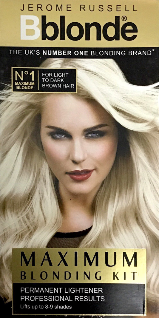 Jerome Russell Bblonde Maximum blonding kit No 1 - light to dark brown hair