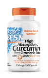 Doctor's Best High Absorption Curcumin C&sup3; with BioPerine (500mg) 120 Capsules