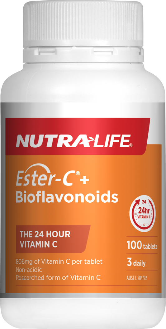 Nutralife Ester C+ Bioflavonoids Tabs 100's