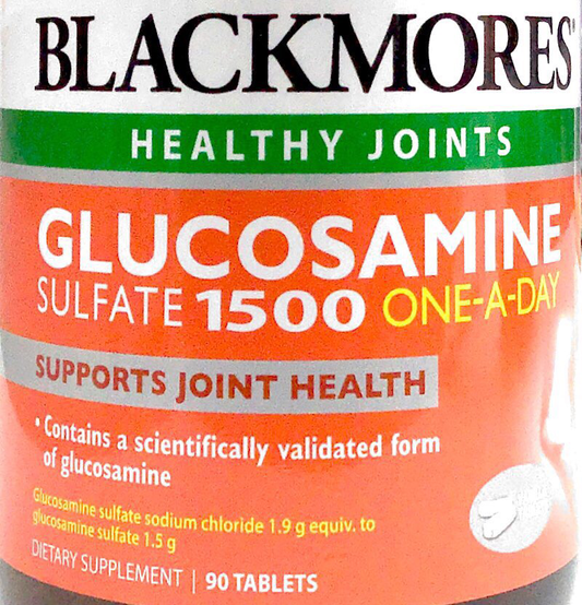 Blackmores Glucosamine sulfate 1500 ONE-A-DAY - Tablets 90 - Pakuranga Pharmacy