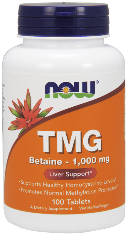 now TMG 1000mg 100 Tablets