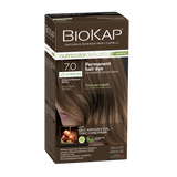 BIOKAP NUTRICOLOR DELICATO RAPID 7.0 NATURAL MEDIUM BLOND PERMANENT HAIR DYE