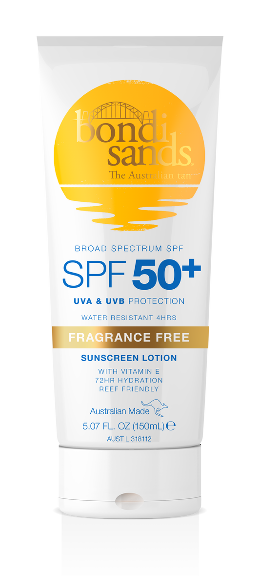 Bondi Sands SPF 50+ Fragrance Free Body Sunscreen Lotion 150ML