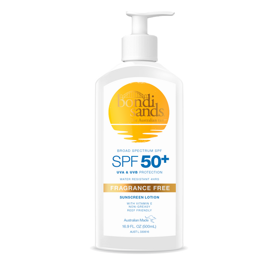 Bondi Sands SPF 50+ Fragrance Free Sunscreen Lotion 500mL Pump