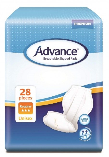 Advance&reg; Breathable Shaped Pads