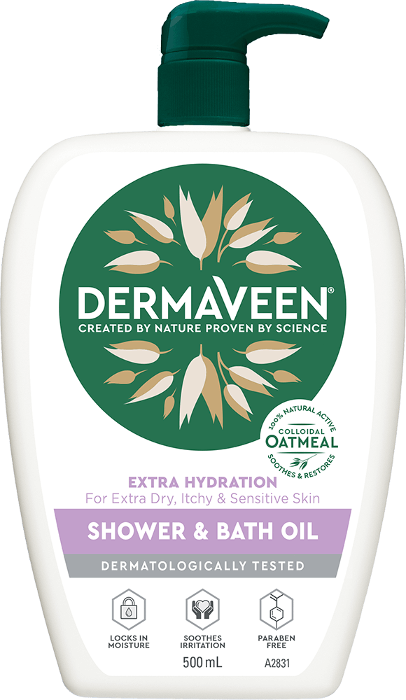 DermaVeen® Extra Hydration Shower and Bath Oil 500ml