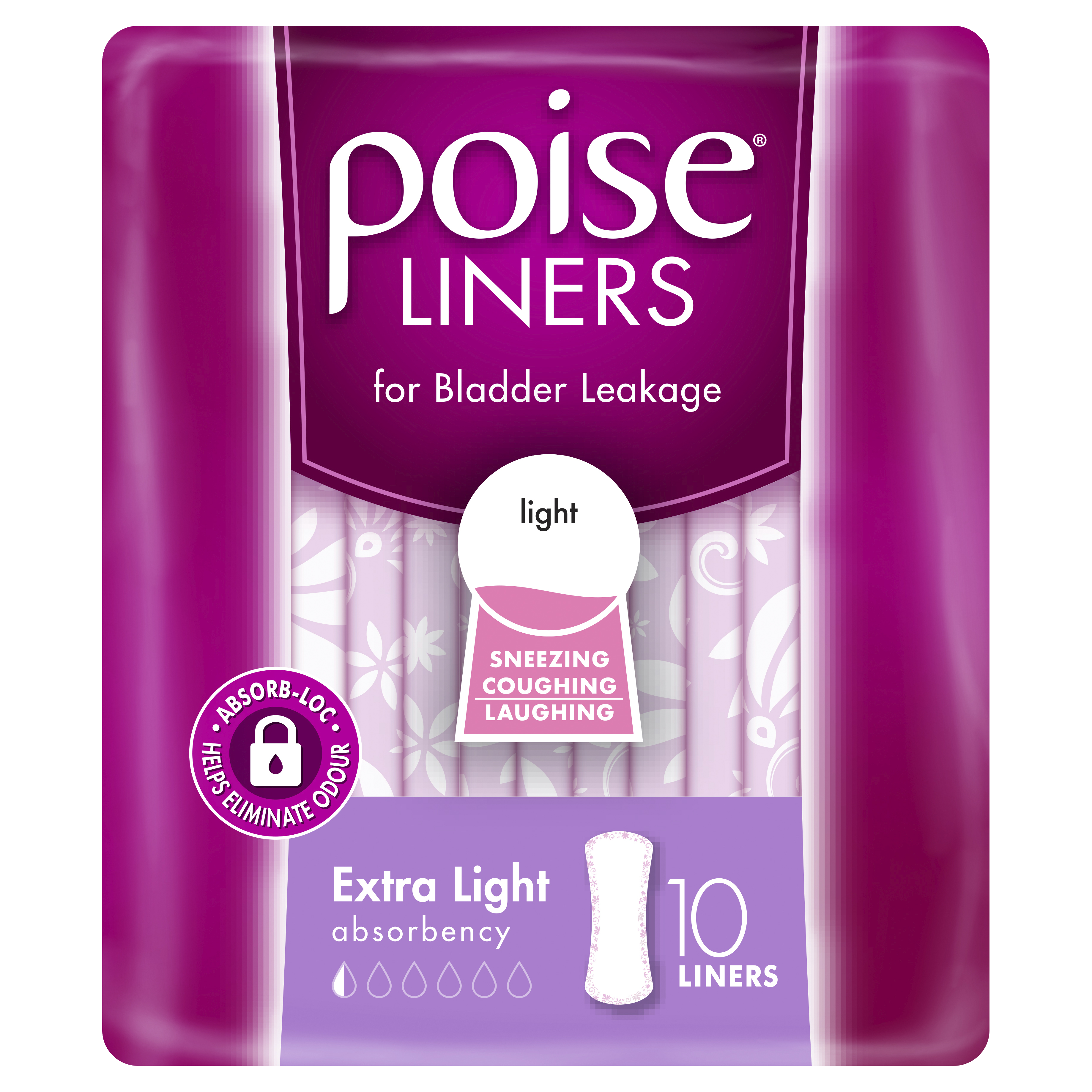 Poise Extra Light Liners 10