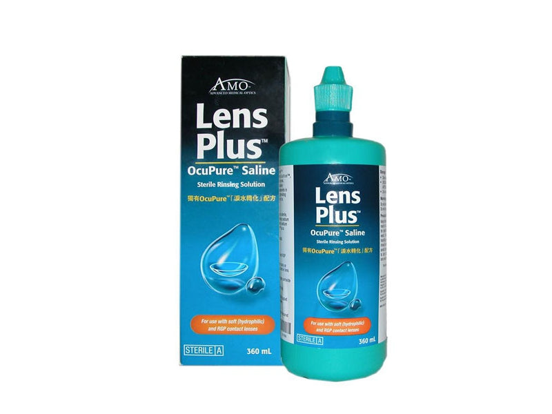 Lens plus OcuPure Saline contact lens 360 ml - Pakuranga Pharmacy