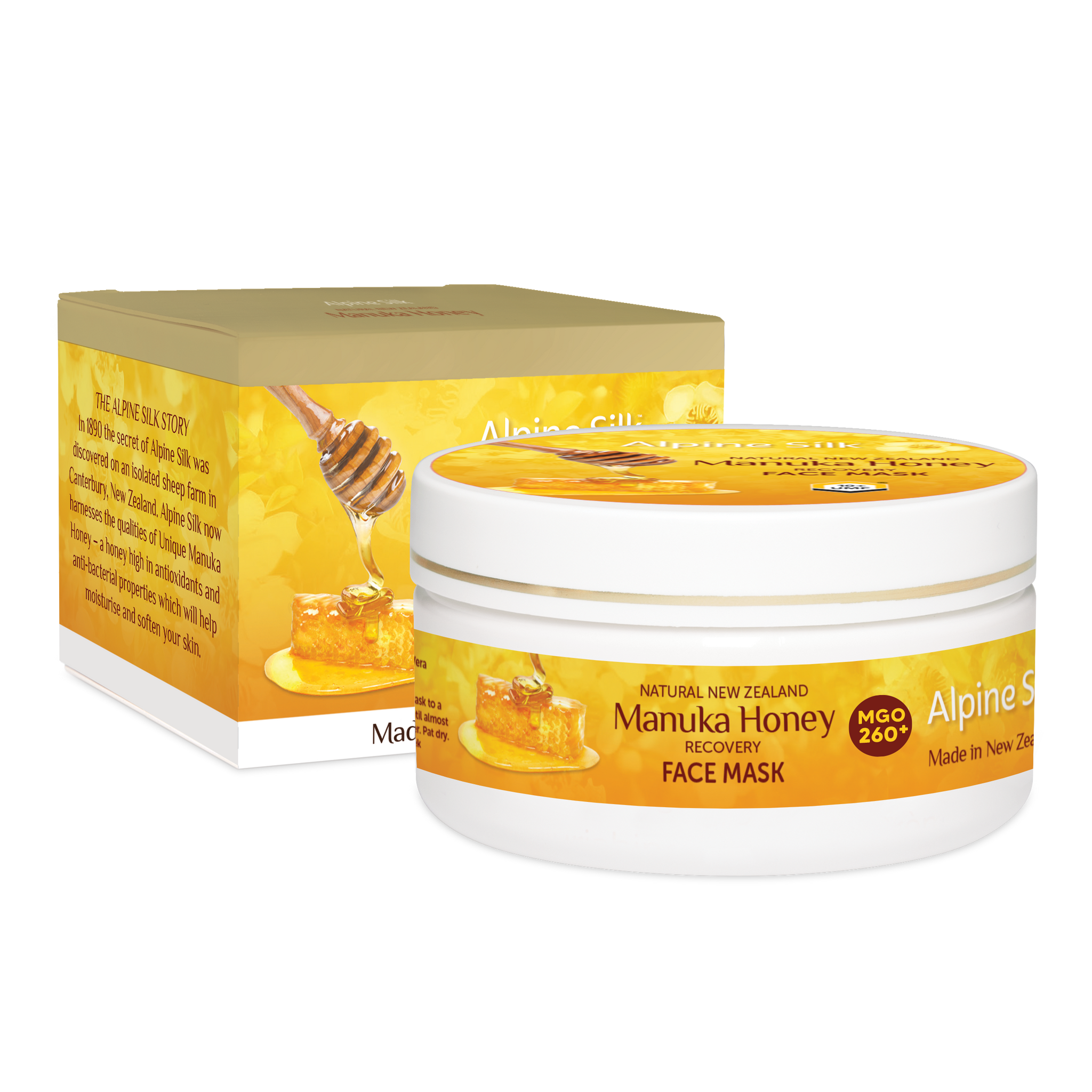 Alpine Silk Manuka Honey Face Mask 100g