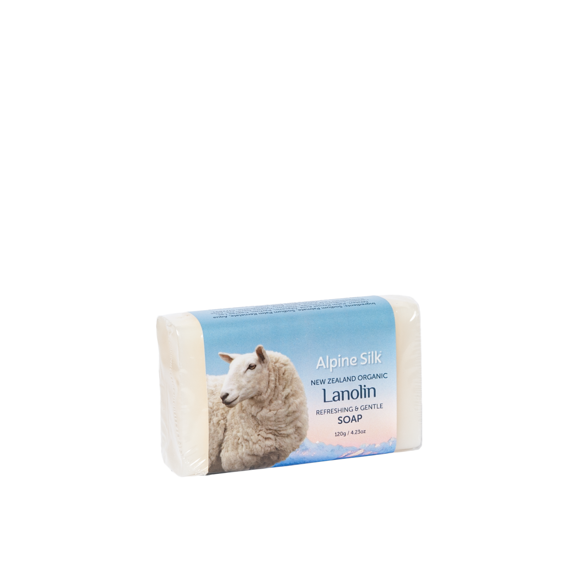 Alpine Silk Organic Lanolin Soap 120g