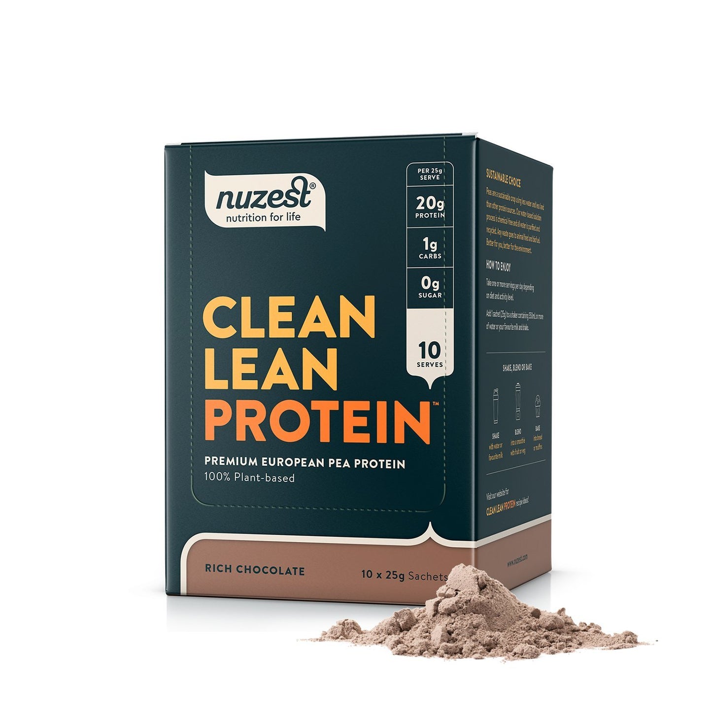 Nuzest Clean Lean Protein 10 Sachets Rich Chocolate