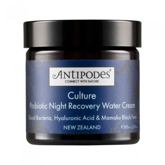 Antipodes Culture Probiotic Night Recovery Water Cream 60ml Probiotic Night Recovery Gel 60ml