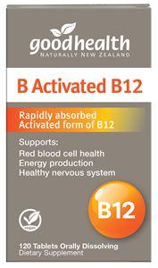 Good Health B Activated B12 120 tablets