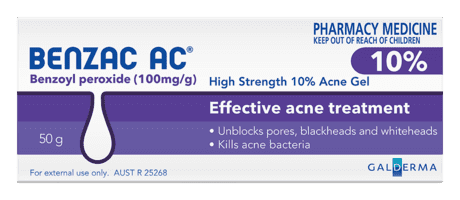Benzac AC Acne Gel 10% 60gm Pharmacy Medicine