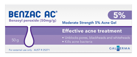 Benzac AC Acne Gel 5% 60 gm