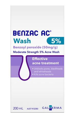 Benzac AC Acne Wash 5% 200ml