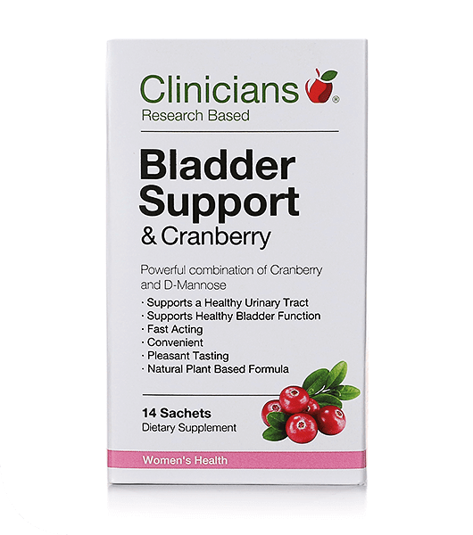 Clinicinas Bladder Support and Cranberry Sachets 14's - Pakuranga Pharmacy