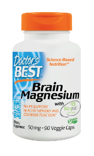 Doctor's Best Brain Magnesium with Magtein (50mg) 90 Vege Caps
