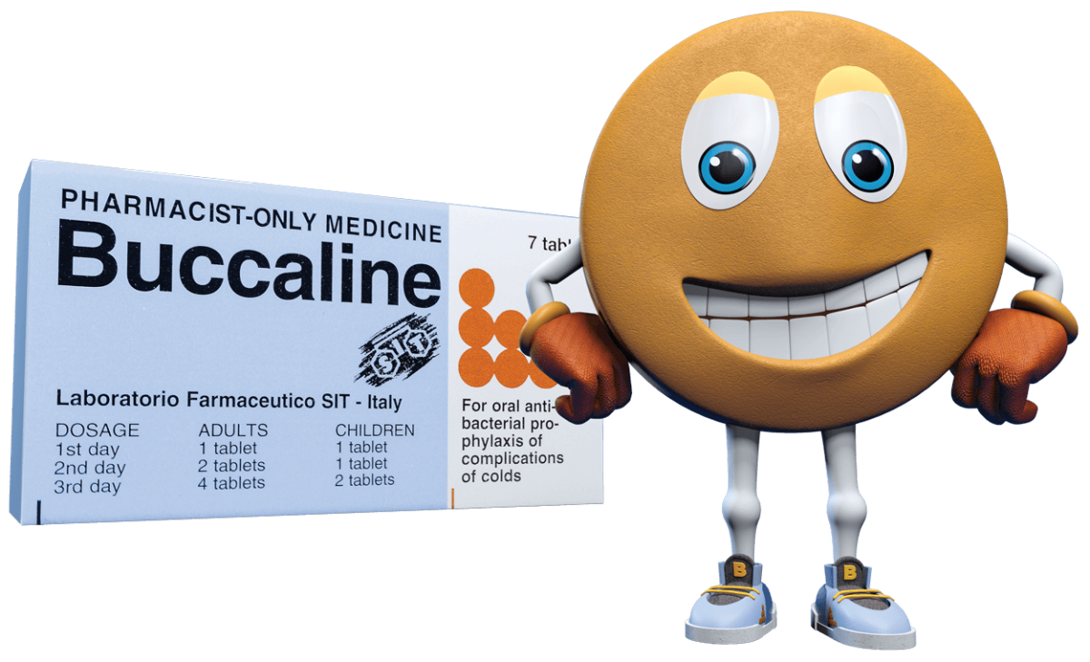 Bucclaine Natural Active Oral Vaccine 7 Tablets Pharmacist Only Medicine