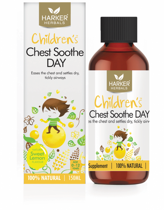 Harker Herbals Childrens Chest Soothe DAY Liquid 150ml-Sweet Lemon - Pakuranga Pharmacy