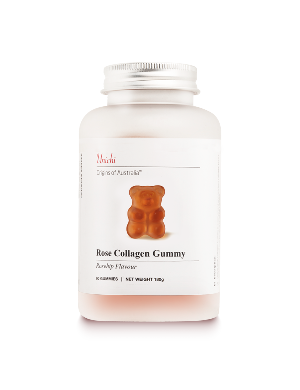 Rosa prima's Rose Collagen Gummy by UNICHI 60 Gummies