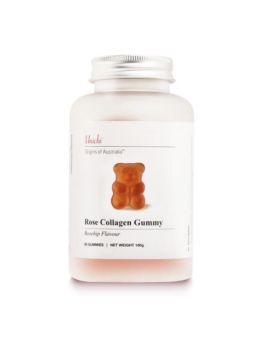 Rosa prima's Rose Collagen Gummy by UNICHI 60 Gummies