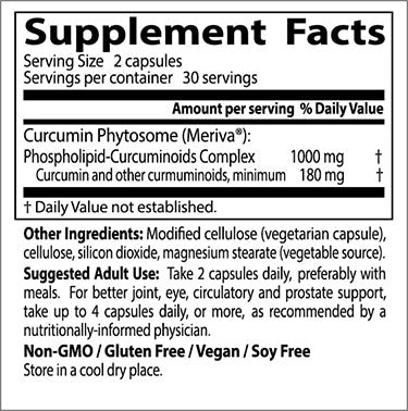 Doctor's Best Curcumin Phytosome with Meriva Veggie Caps