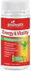 Good Health Energy &amp; Vitality 60 capsules