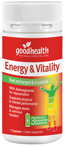 Good Health Energy &amp; Vitality 30 capsules