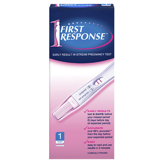 First Response Early Result In Stream Pregnancy Test