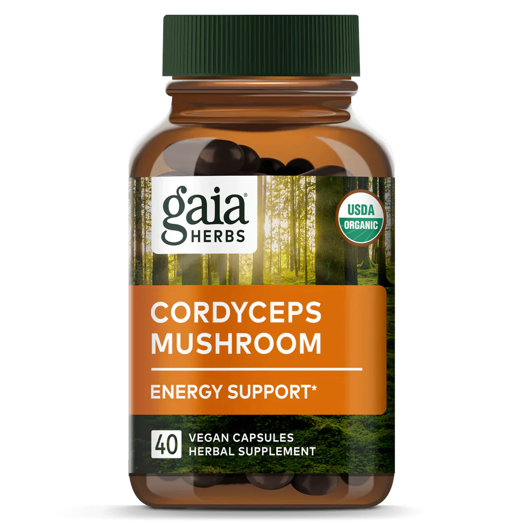 gaia Cordyceps Mushroom organic 40 capsules